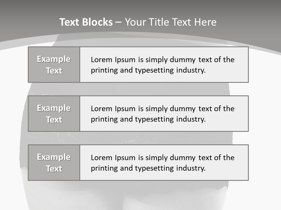 Black And White Shot Of Woman's Back In Y Vintage Panties PowerPoint Template