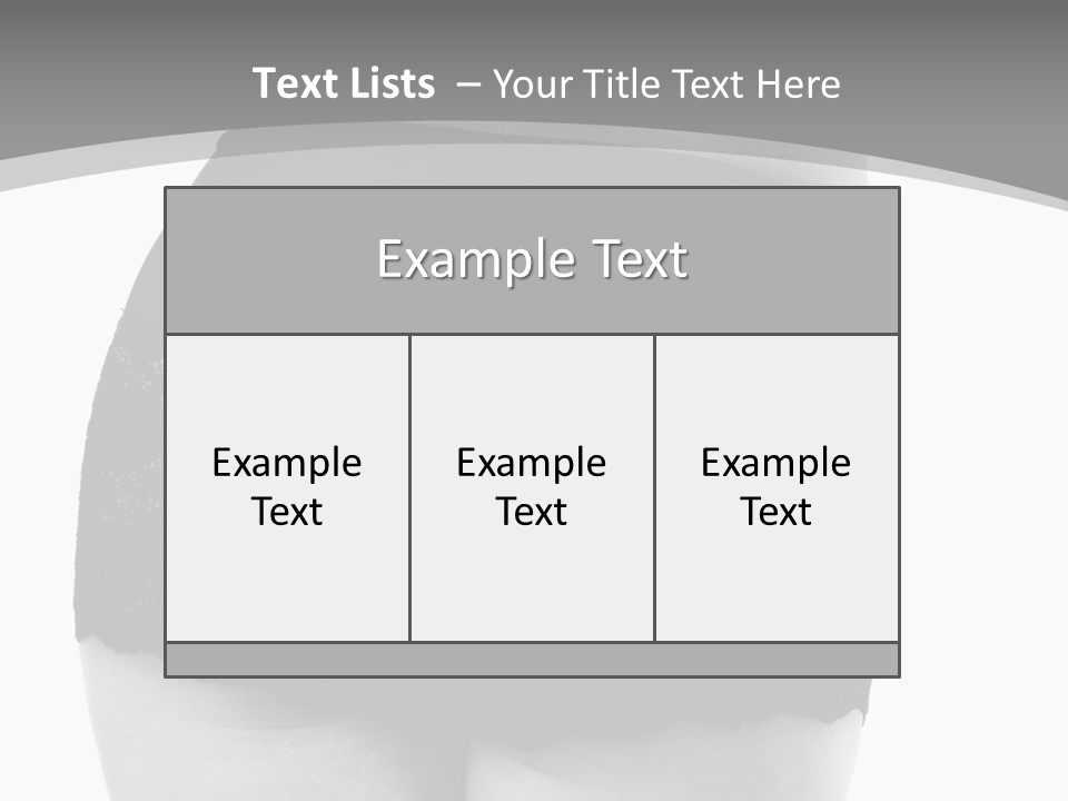 Black And White Shot Of Woman's Back In Y Vintage Panties PowerPoint Template