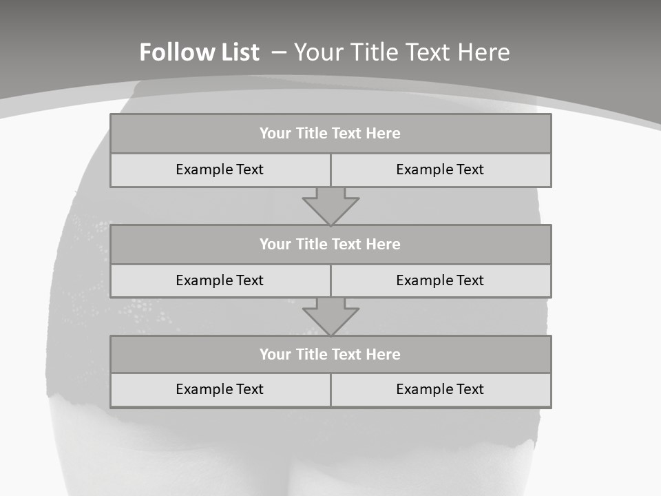 Black And White Shot Of Woman's Back In Y Vintage Panties PowerPoint Template