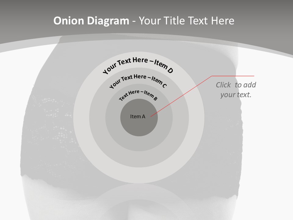 Black And White Shot Of Woman's Back In Y Vintage Panties PowerPoint Template