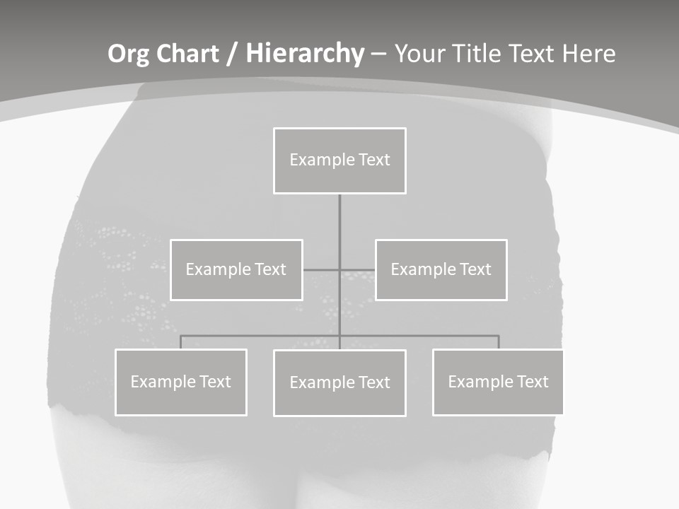 Black And White Shot Of Woman's Back In Y Vintage Panties PowerPoint Template