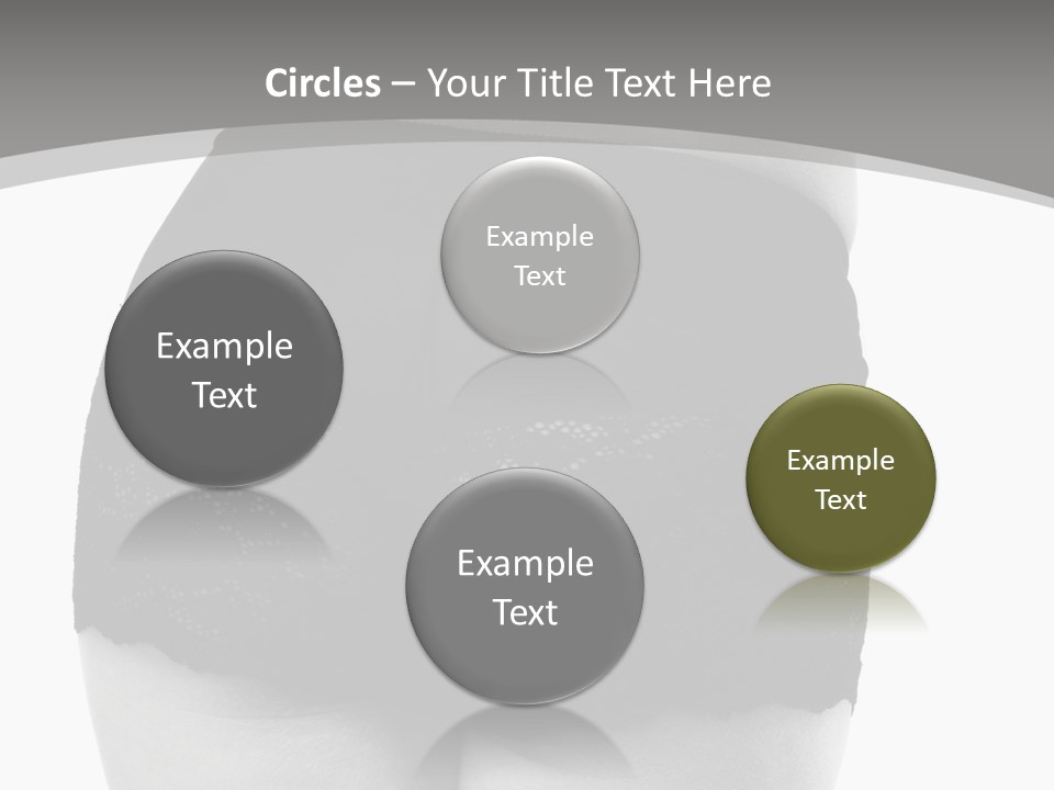 Black And White Shot Of Woman's Back In Y Vintage Panties PowerPoint Template