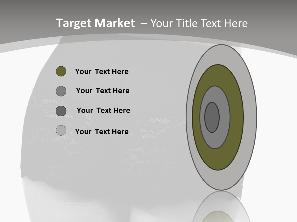 Black And White Shot Of Woman's Back In Y Vintage Panties PowerPoint Template