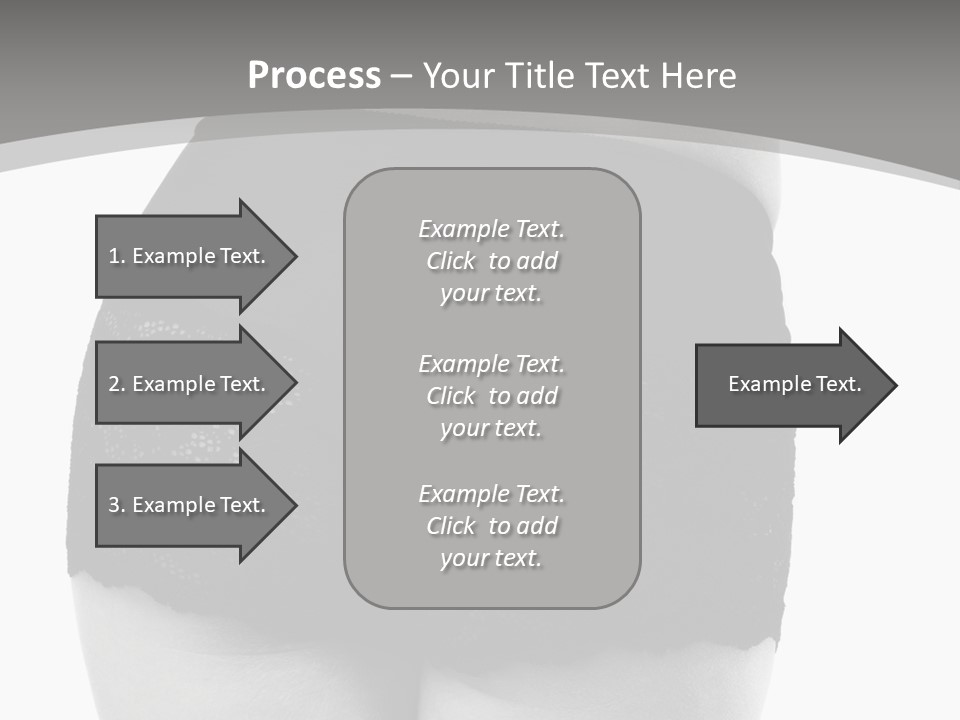 Black And White Shot Of Woman's Back In Y Vintage Panties PowerPoint Template