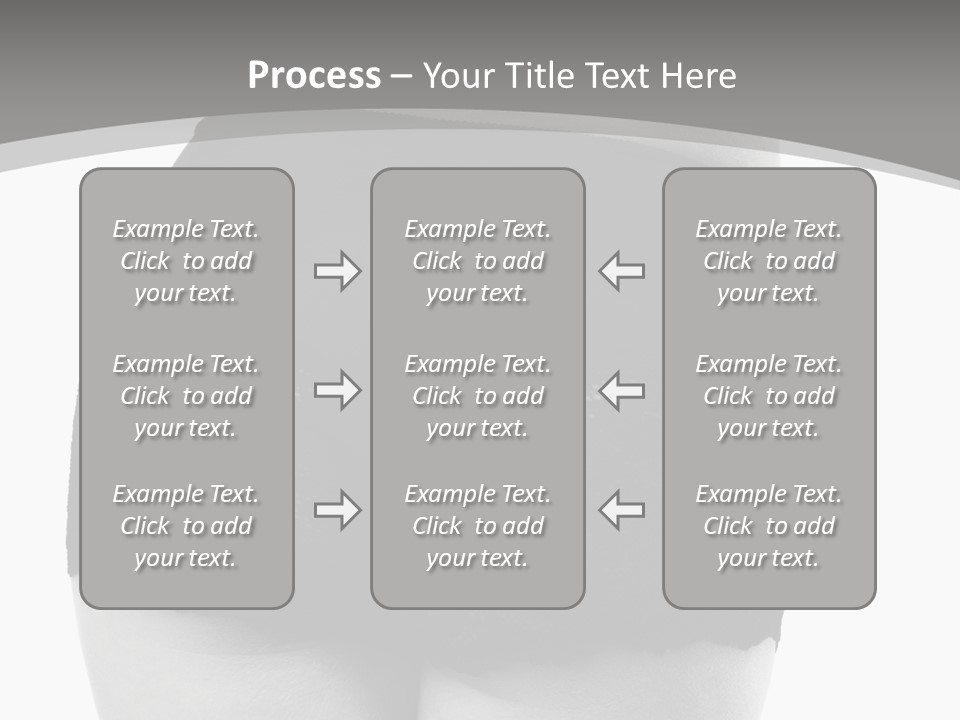 Black And White Shot Of Woman's Back In Y Vintage Panties PowerPoint Template