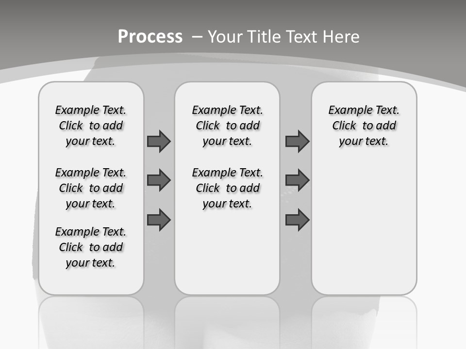 Black And White Shot Of Woman's Back In Y Vintage Panties PowerPoint Template