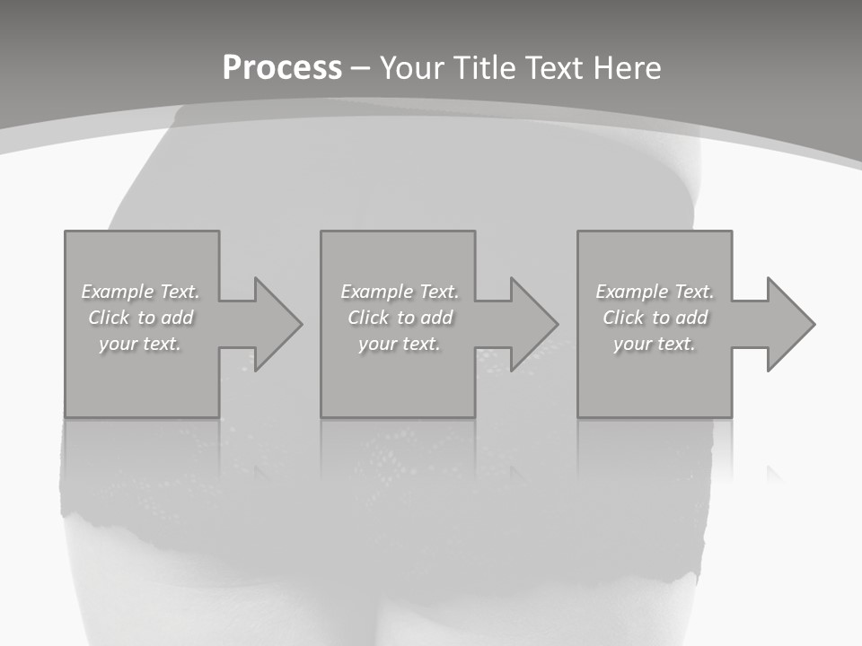 Black And White Shot Of Woman's Back In Y Vintage Panties PowerPoint Template