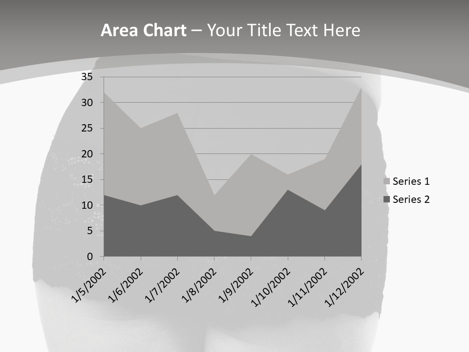 Black And White Shot Of Woman's Back In Y Vintage Panties PowerPoint Template