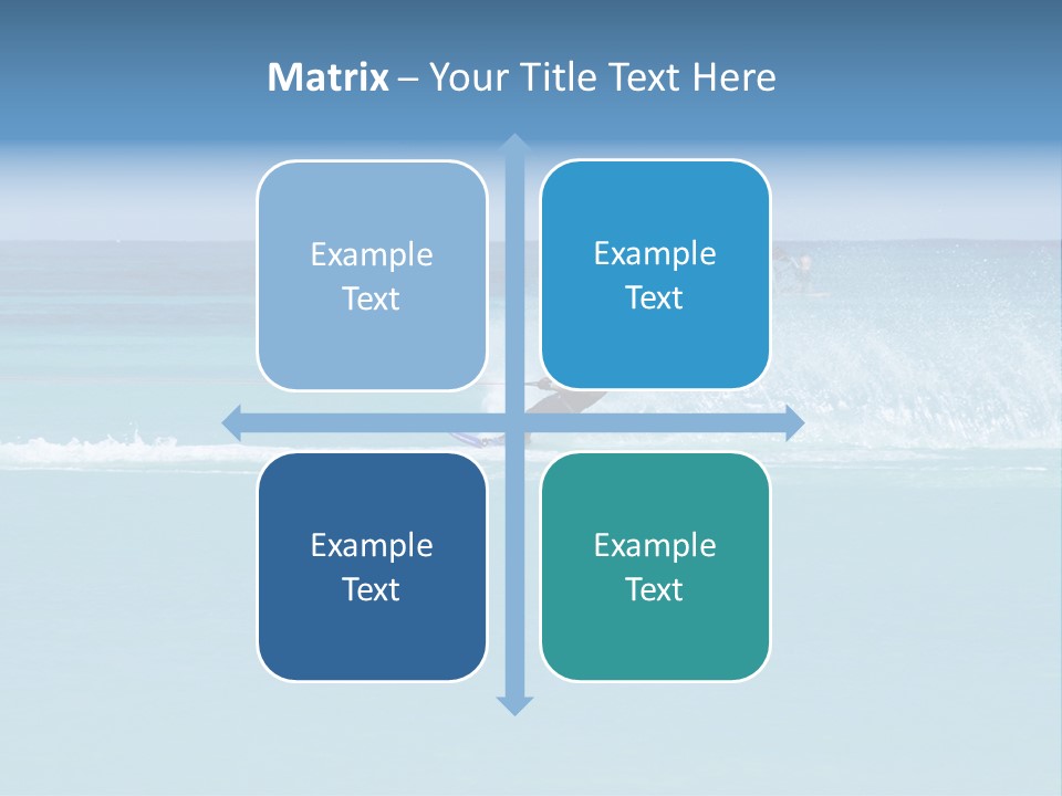 Man Waterskiing PowerPoint Template