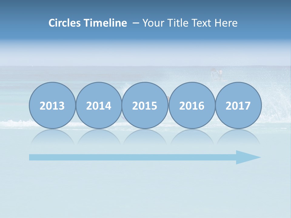 Man Waterskiing PowerPoint Template