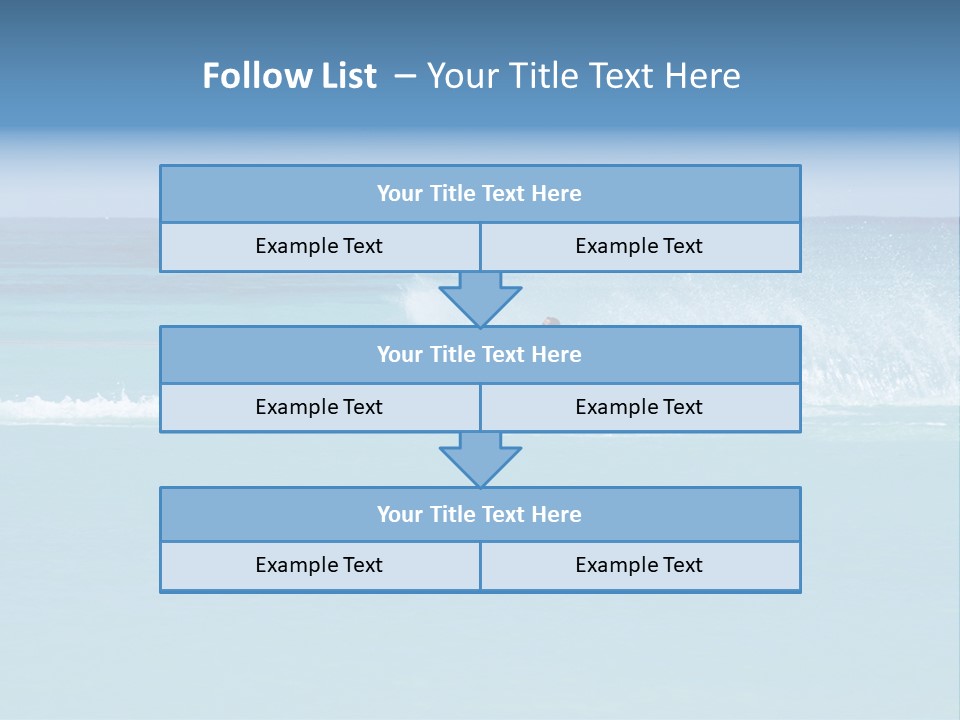 Man Waterskiing PowerPoint Template