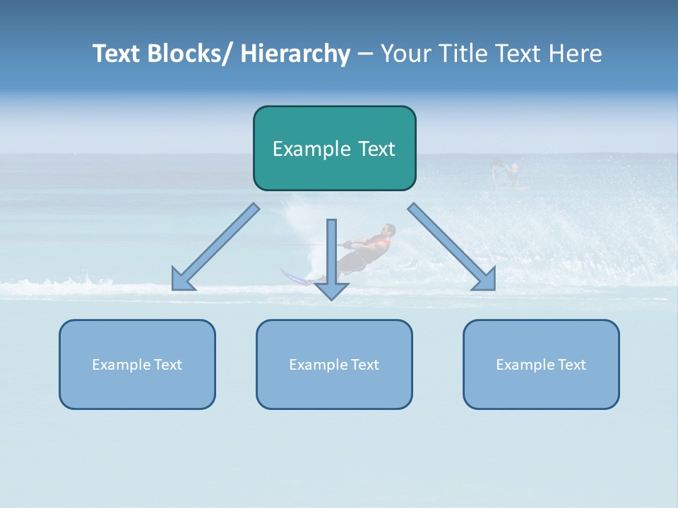 Man Waterskiing PowerPoint Template