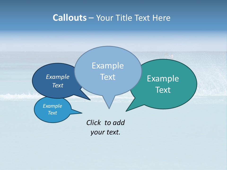 Man Waterskiing PowerPoint Template