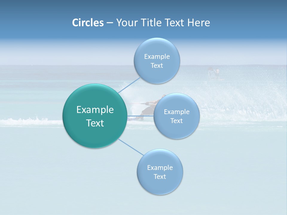 Man Waterskiing PowerPoint Template