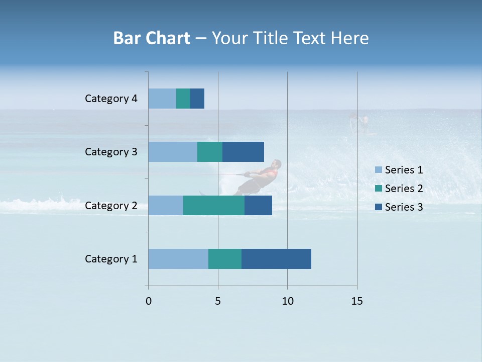 Man Waterskiing PowerPoint Template