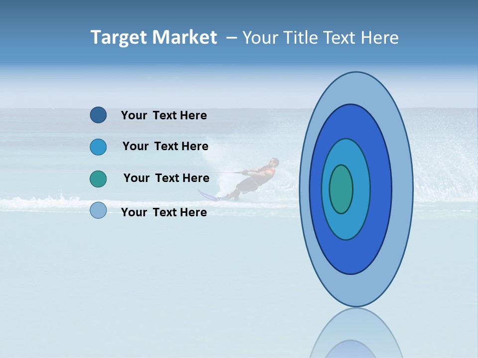 Man Waterskiing PowerPoint Template