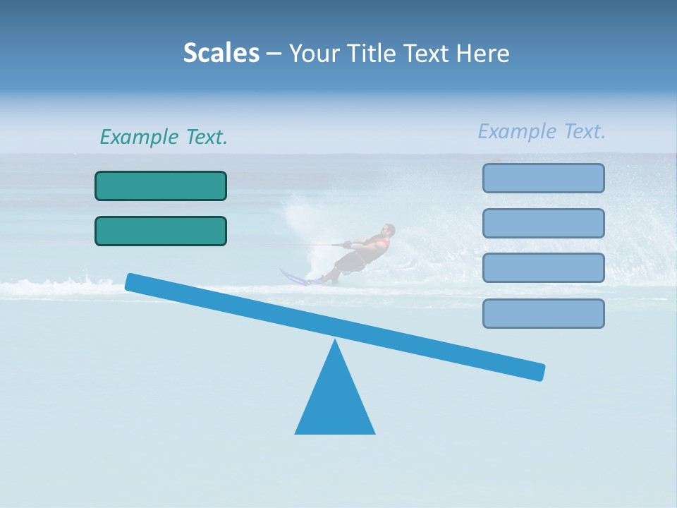 Man Waterskiing PowerPoint Template
