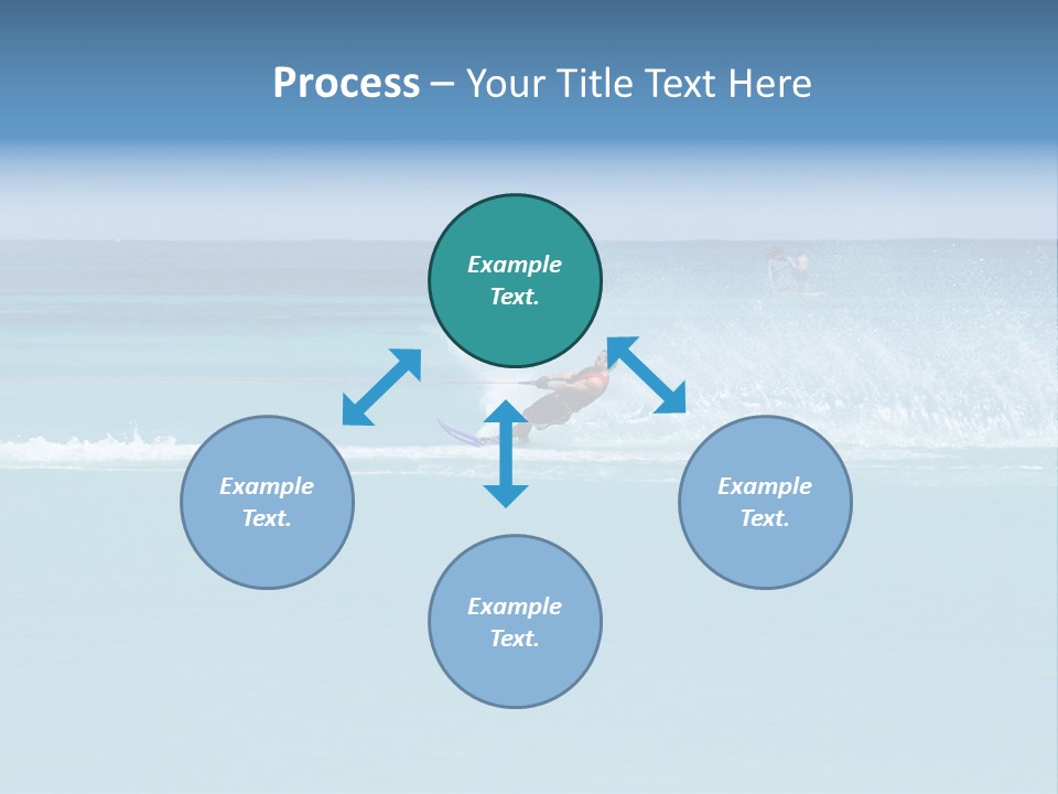 Man Waterskiing PowerPoint Template