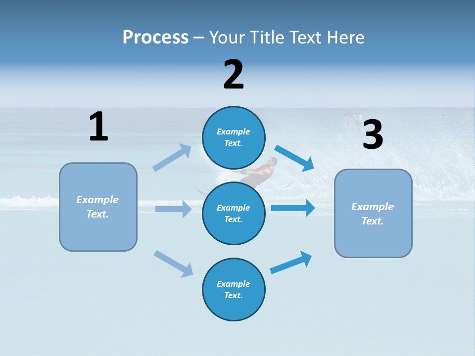 Man Waterskiing PowerPoint Template