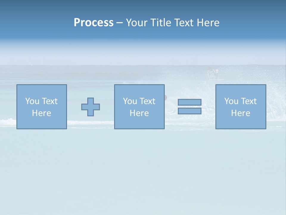 Man Waterskiing PowerPoint Template