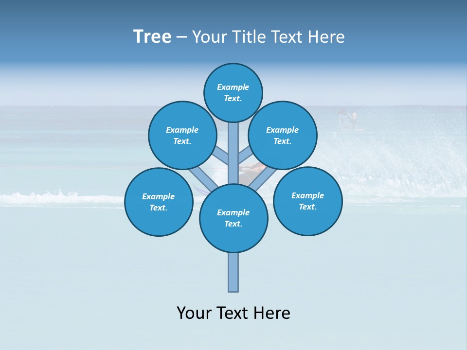 Man Waterskiing PowerPoint Template