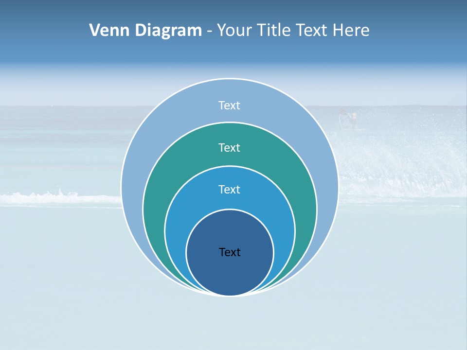 Man Waterskiing PowerPoint Template