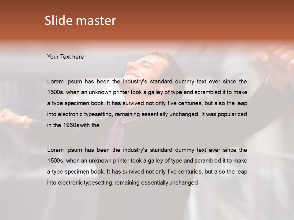 Sunset On The Sea PowerPoint Template