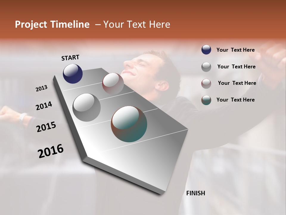Sunset On The Sea PowerPoint Template