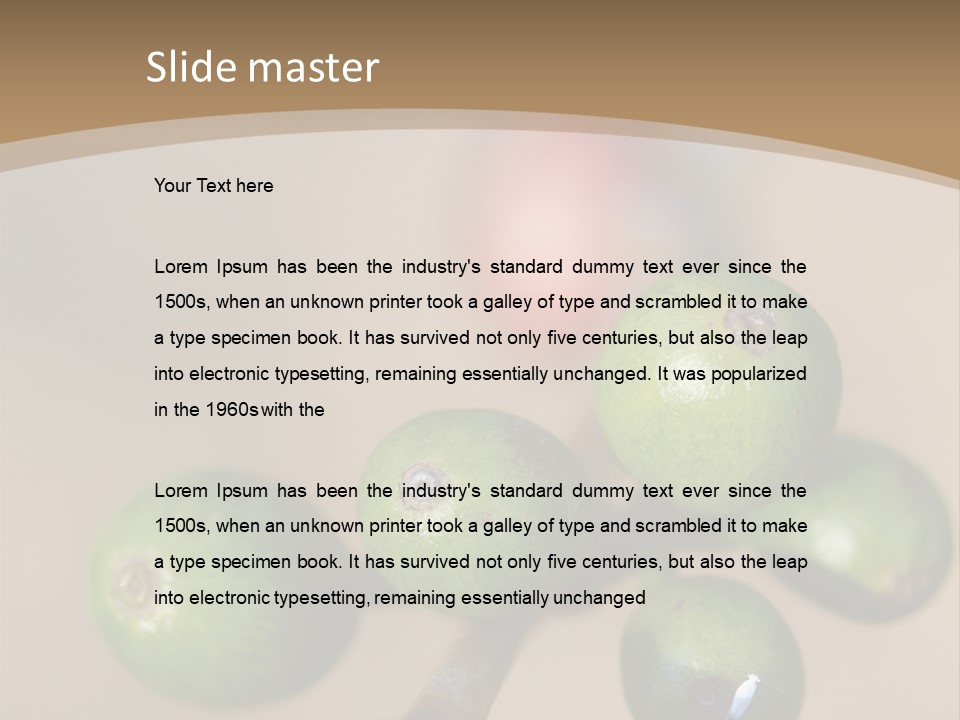 Coffee Bean Plantation PowerPoint Template