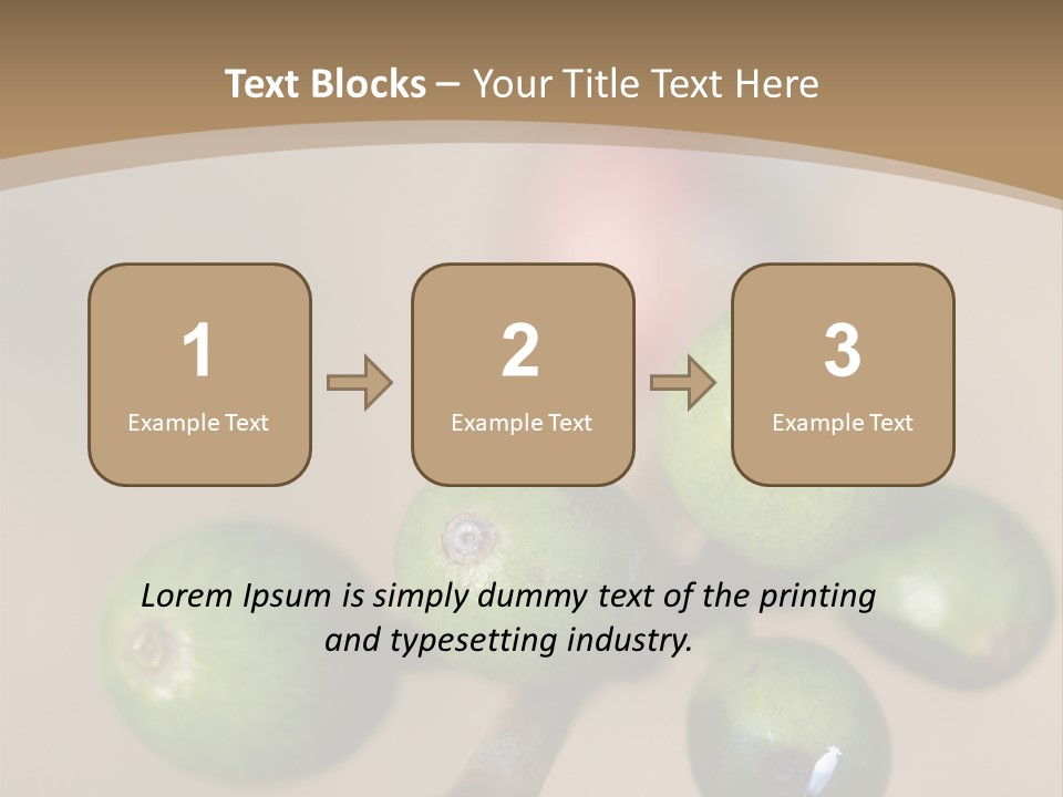 Coffee Bean Plantation PowerPoint Template
