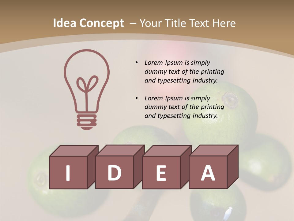 Coffee Bean Plantation PowerPoint Template