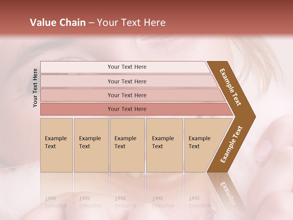 Closeup Of Young Beautiful Girl, Wearing Wool Winter Hat And Scarf PowerPoint Template