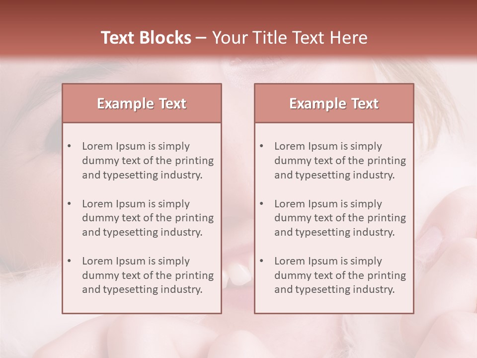 Closeup Of Young Beautiful Girl, Wearing Wool Winter Hat And Scarf PowerPoint Template