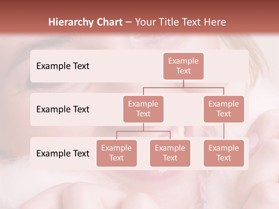 Closeup Of Young Beautiful Girl, Wearing Wool Winter Hat And Scarf PowerPoint Template