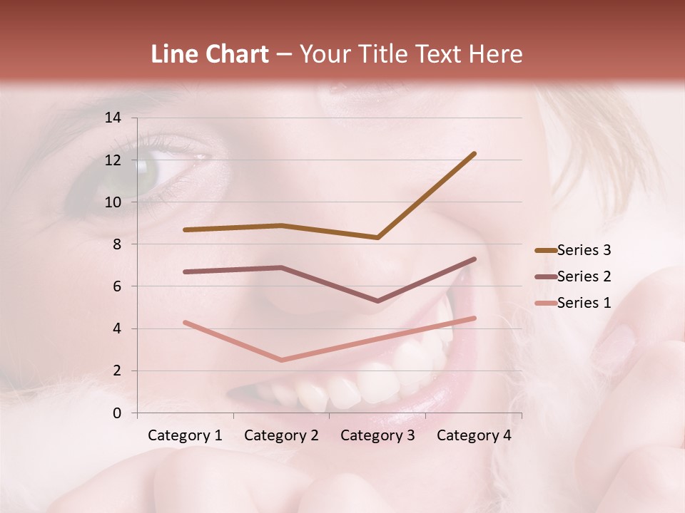 Closeup Of Young Beautiful Girl, Wearing Wool Winter Hat And Scarf PowerPoint Template