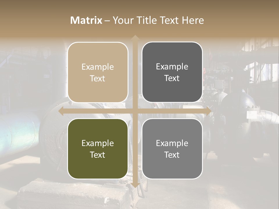 Inside Old Thermal Power Station PowerPoint Template