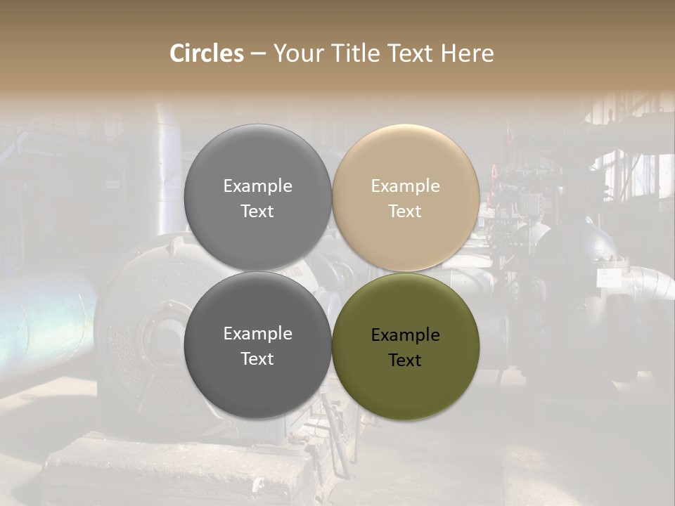 Inside Old Thermal Power Station PowerPoint Template