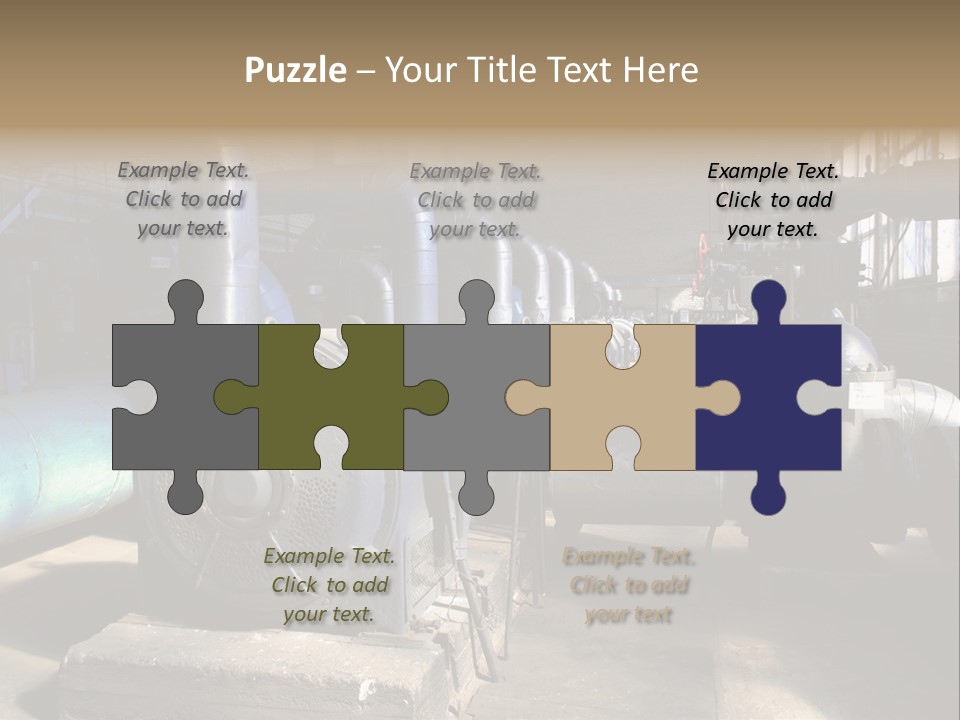 Inside Old Thermal Power Station PowerPoint Template