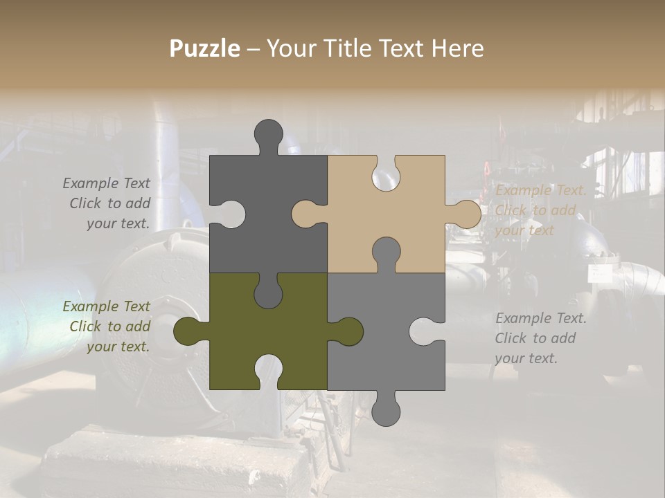 Inside Old Thermal Power Station PowerPoint Template