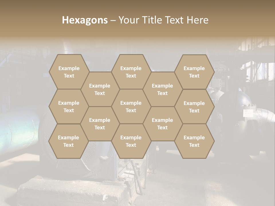 Inside Old Thermal Power Station PowerPoint Template