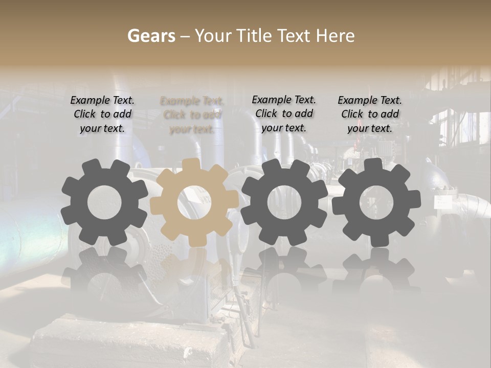 Inside Old Thermal Power Station PowerPoint Template