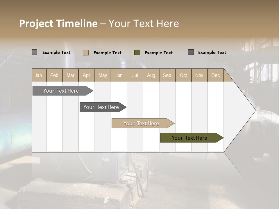 Inside Old Thermal Power Station PowerPoint Template