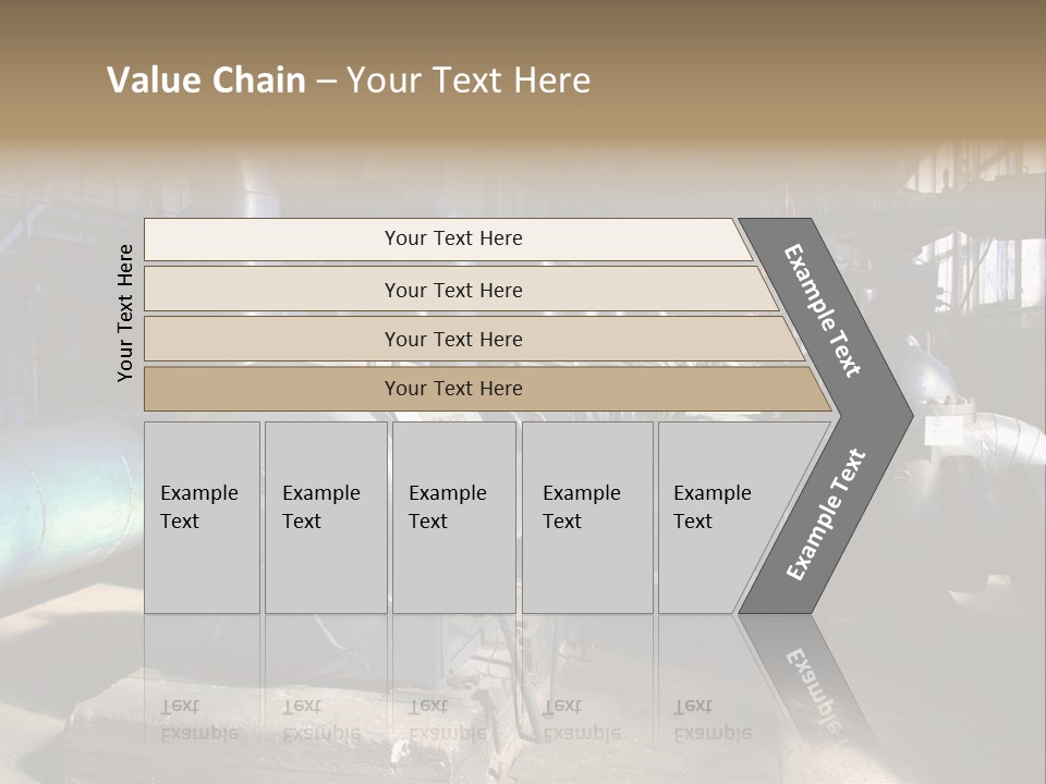 Inside Old Thermal Power Station PowerPoint Template