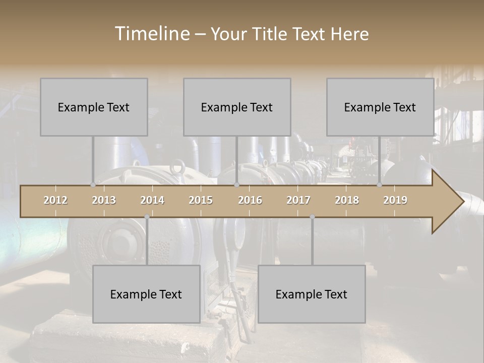 Inside Old Thermal Power Station PowerPoint Template
