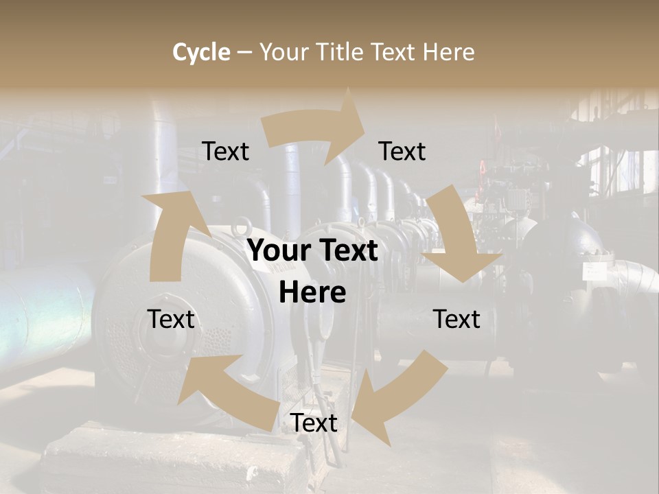 Inside Old Thermal Power Station PowerPoint Template