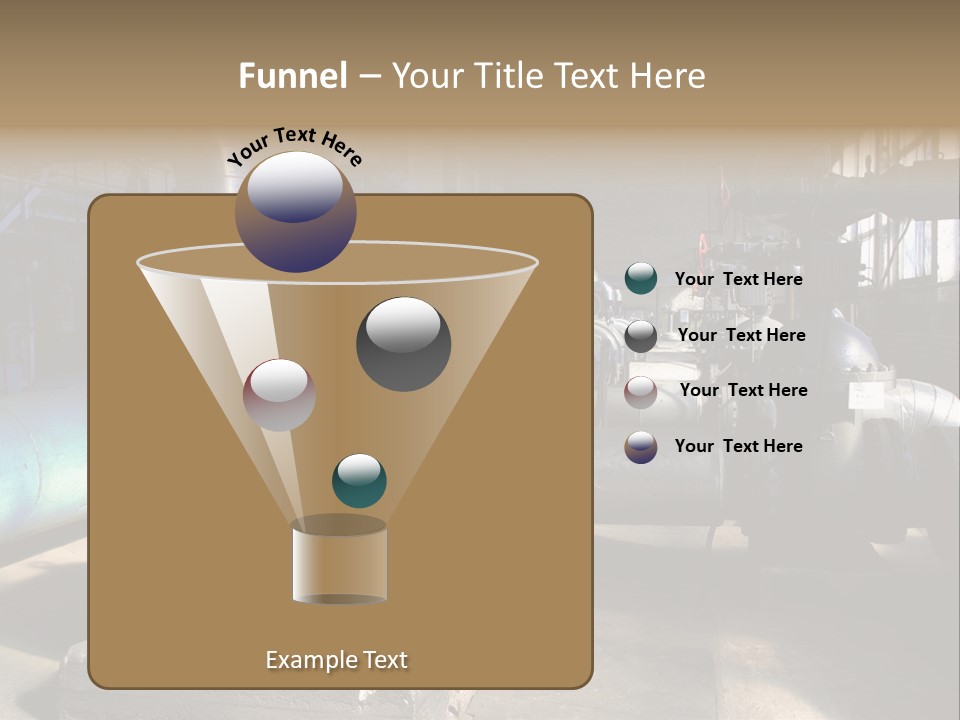 Inside Old Thermal Power Station PowerPoint Template