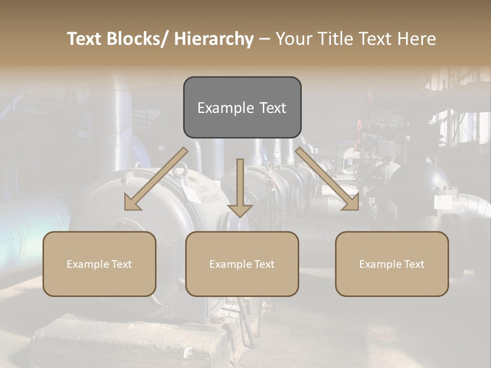 Inside Old Thermal Power Station PowerPoint Template