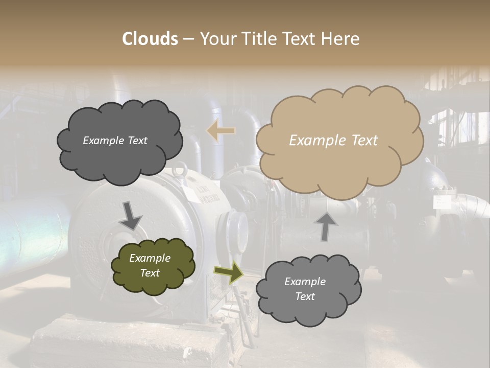 Inside Old Thermal Power Station PowerPoint Template