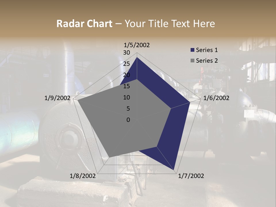 Inside Old Thermal Power Station PowerPoint Template