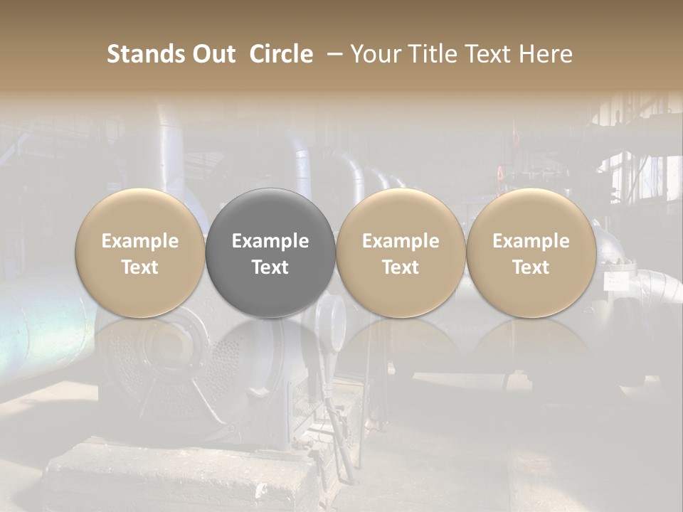Inside Old Thermal Power Station PowerPoint Template
